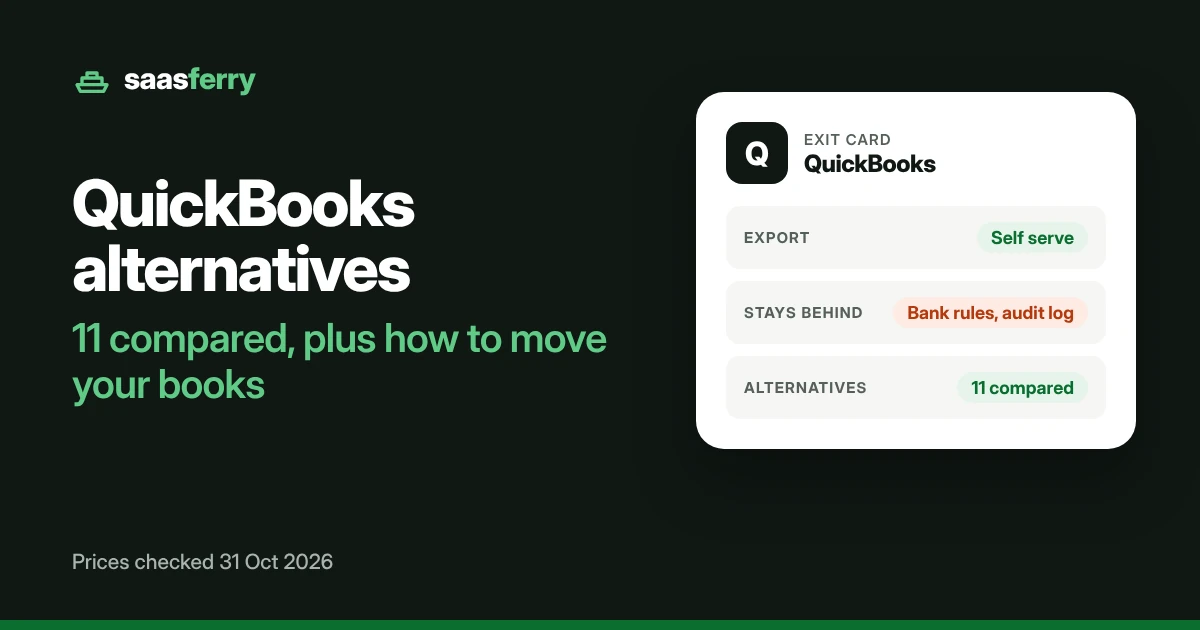 QuickBooks alternatives: 11 compared, plus how to move your books
