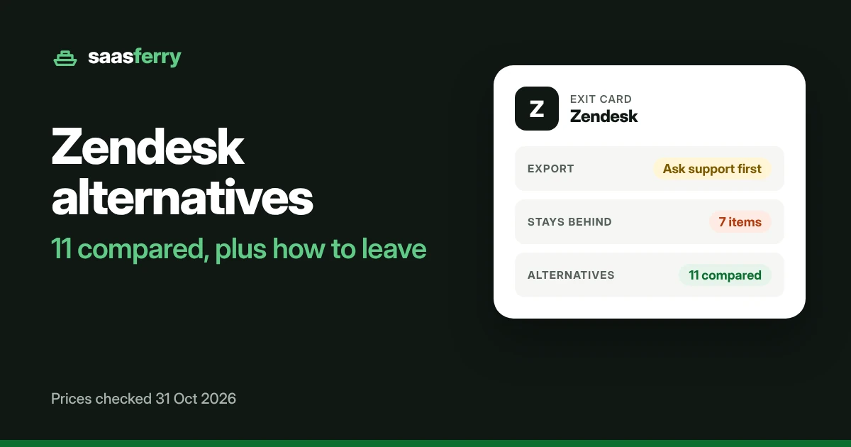 Zendesk alternatives: 11 compared, plus how to leave Zendesk